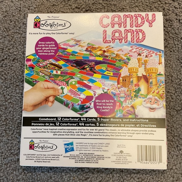 Colorforms Candyland & Chutes and Ladders Vintage Game Toy Puzzle Christmas, NEW - Picture 2 of 4